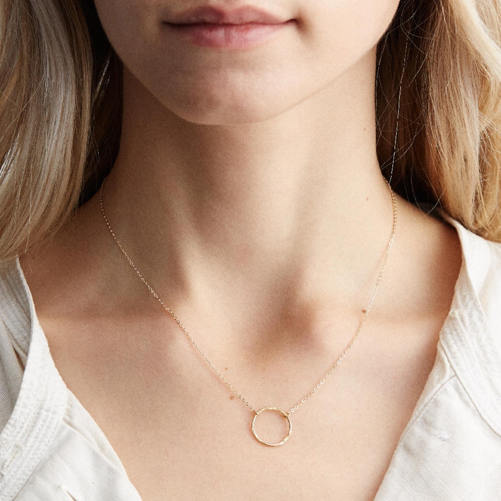 JUJIE Edelstahl Halsreif Kette Halsketten Für Frauen 2020 Klassische Gold Layered Halskette Sets Schmuck Großhandel/Dropshipping – Bild 2