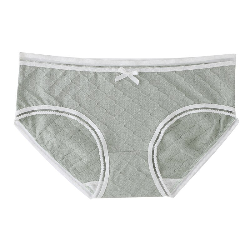 Japanische Baumwolle Unterwäsche Damen Einfache Farbe Passenden Mid-taille Atmungsaktive Gabelung Mädchen Briefs Baumwolle Unterwäsche Frauen – Bild 5