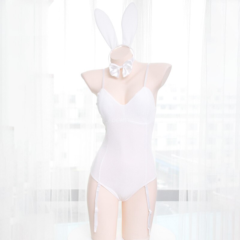 Japanische Sexy Bunny Mädchen Nachtwäsche Anzug Weibliche Frauen Cosplay Kostüm Overall Samt Unterwäsche Nachthemd Katze Frau Kostüm – Bild 3