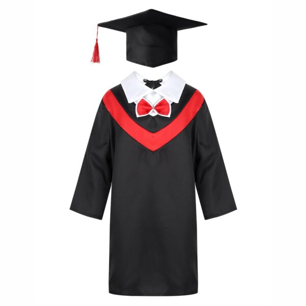 Kinder Jungen Mädchen Vorschule Grundschule Graduation Kleid mit Quaste Kappe für Kinder Studenten Rolle Spielen Kostüm Kleid up Outfits