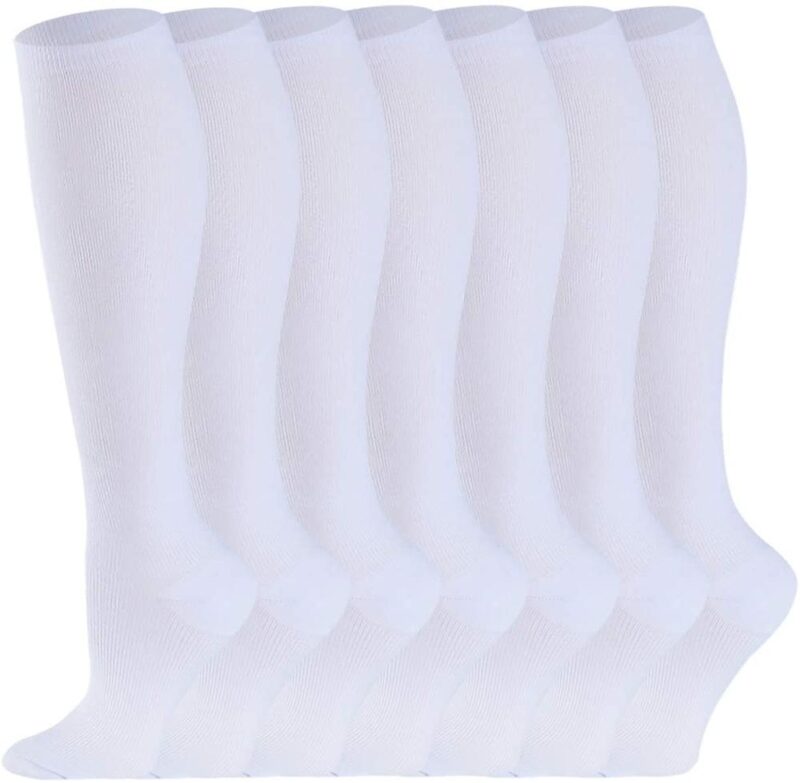 Kompression Socken (4/6/7/8 Pairs), 15-20 Mmhg Ist BESTE Absolvierte Athletisch & Medizinische für Männer & Frauen Krankenschwester Laufende Flug Reist – Bild 4