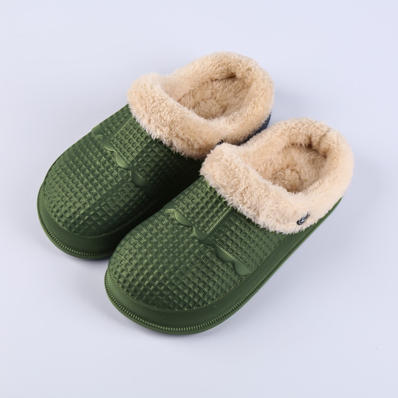 Ltolo Frauen damen Männer Erwachsene Maultiere Warme Clogs Croc Sandalen Garten Hausschuhe Indoor Schuhe Für Dame Mann EUR37 38 39 40 41 42 43 44 – Bild 6