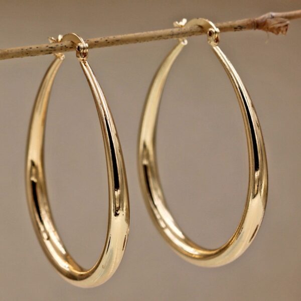 Mode Böhmischen hoop Ohrringe für frauen ohrring Gold Gefüllt runde Gold Ohrring Kreis hoop Ohrringe Hochzeit Schmuck Geschenk