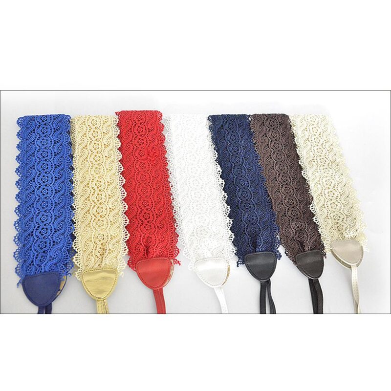 Mode Cummerbunds Frauen Lace Tie-up Breite Taille Korsett Gürtel für Frauen Kleid Bund Faux Leder Taille Band Gürtel korsett femme – Bild 2