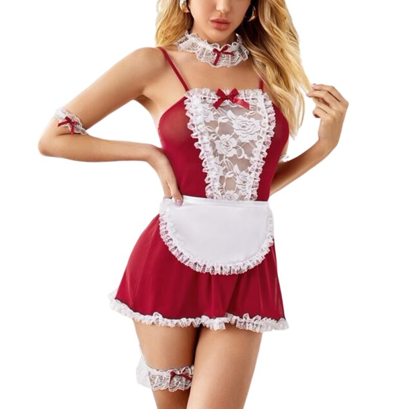 Mode Frauen Maid Kleid Sexy Frauen Exotische Kostüme Cosplay Anzüge Süße Honig Weibliche Kleidung – Bild 2