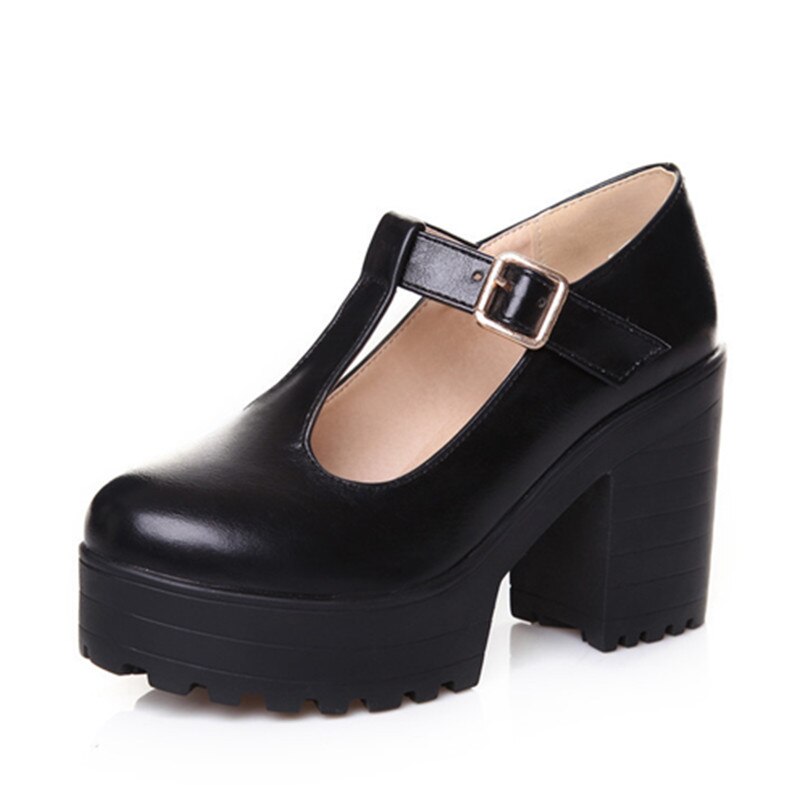 Mode Frauen Pumpen Weibliche Schuhe Frauen Super High Heel Pumps Close Toe Schnalle Pumpen Frauen Hohe Ferse Schuhe Plus Größe 44 45 46 – Bild 2