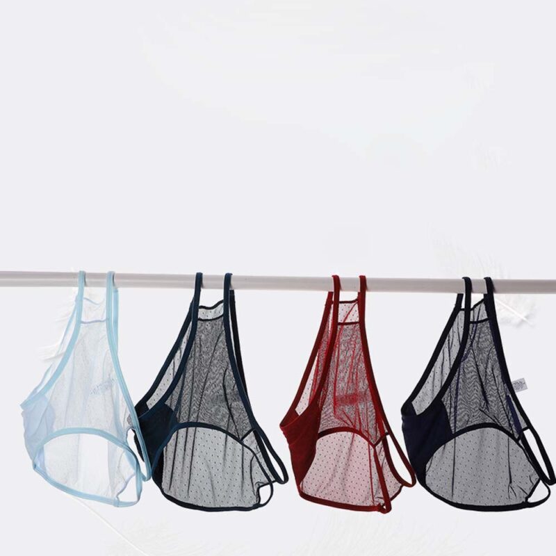 Nahtlose Höschen Sexy Frauen Unterwäsche Transparent Niedrige Taille Mesh Atmungsaktiv Ultra-dünne Damen Bandage Briefs – Bild 5