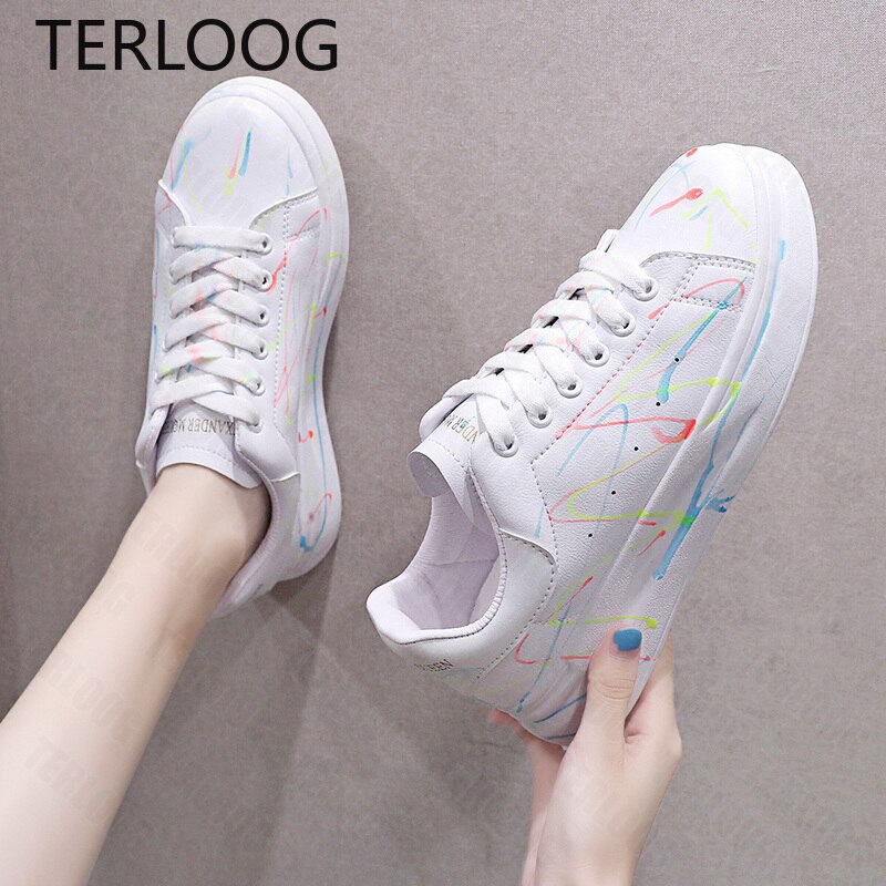 Neue Frauen Schuhe Frau Plattform Schuh Sneaker Liebhaber Schuhe Modische Design Glow In The Dark Schuhe Große Größe 43 44 großhandel – Bild 5