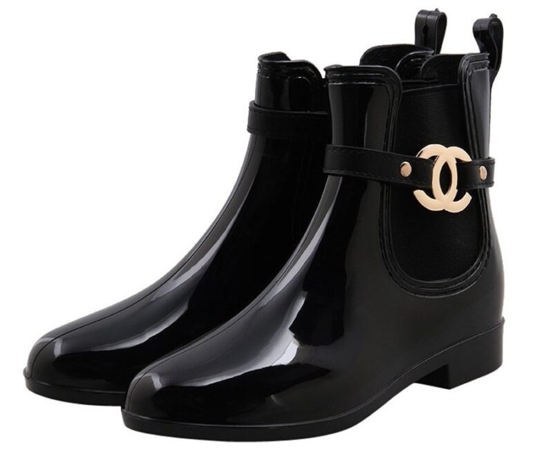 Neue Gummi Schuhe Frauen Regen Stiefel Für Mädchen Damen Walking Wasserdichte PVC Frauen Stiefel Winter Frau Knöchel Martins Rain 36-41