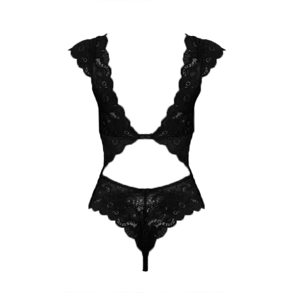 Neue Mode Spitze transparent bodys 2020 sexy dame body frauen kleidung Feste riemen weibliche overall ropa mujer körper mujer – Bild 6