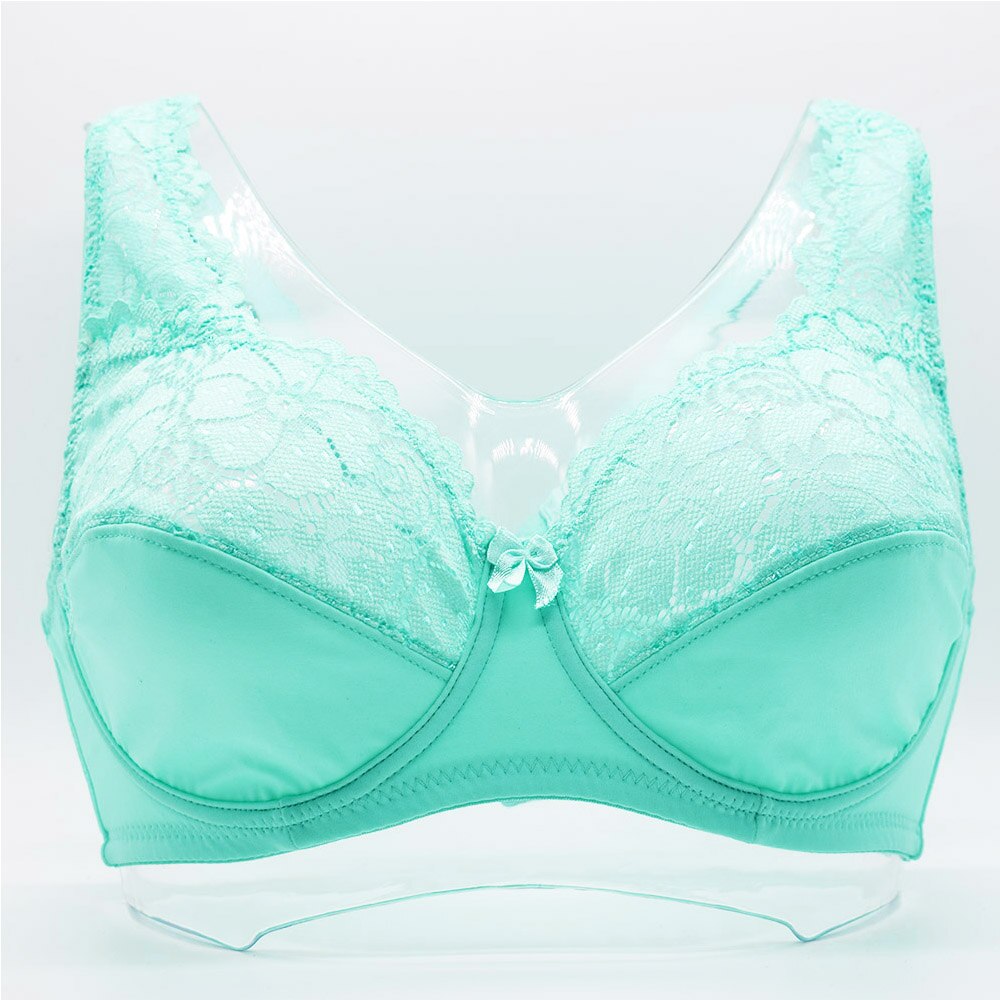 Neue Transparent Ungefüttert Spitze Bhs Für Frauen Plus Größe Bh Stickerei Floral Plunge Bralette Sexy Dessous Bügel Büstenhalter BH – Bild 2