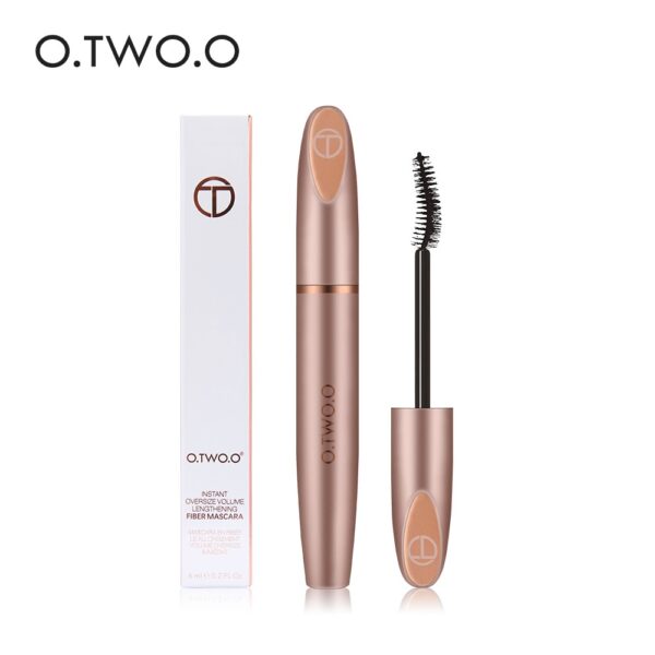 O.TWO.O 3D Seide Faser Mascara Verlängerung Wasserdicht Langlebige Curling Dick Mascara Lange Wimpern Verlängerung Make-Up