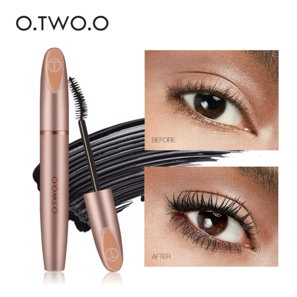 O.TWO.O 4D Silk Fiber Wimpern Mascara Kosmetik Mascara Wasserdichte Tinte Rimel Für Wimpern Verlängerung Curling Dick Augen Wimpern
