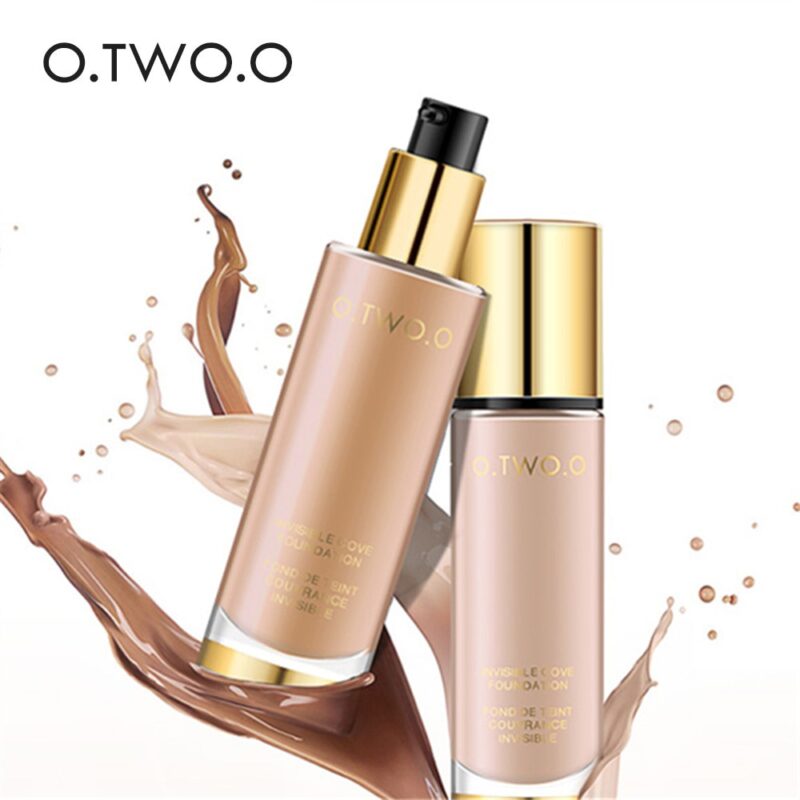 O.TWO.O Flüssige Foundation Unsichtbare Volle Abdeckung Machen Up Concealer Bleaching Feuchtigkeitscreme Wasserdicht Make-Up Foundation 30 ml