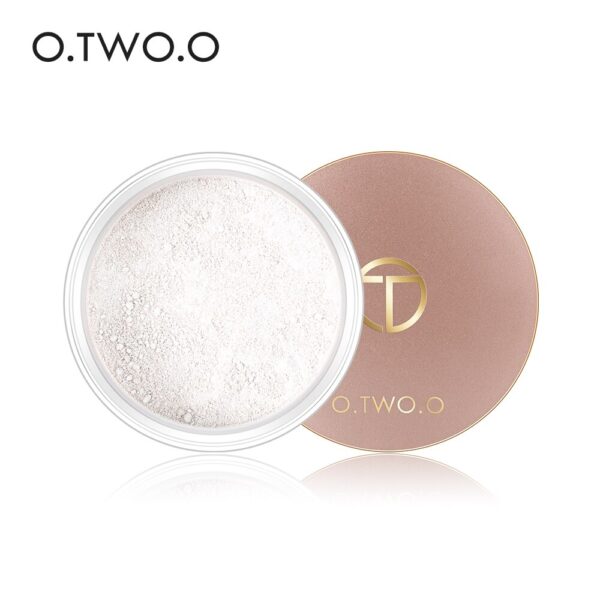 O.TWO.O Glatte Lose Pulver Matt Make-Up Transparent Finishing Pulver Wasserdichte Kosmetische Puff Für Gesicht Finish Einstellung Mit Puff