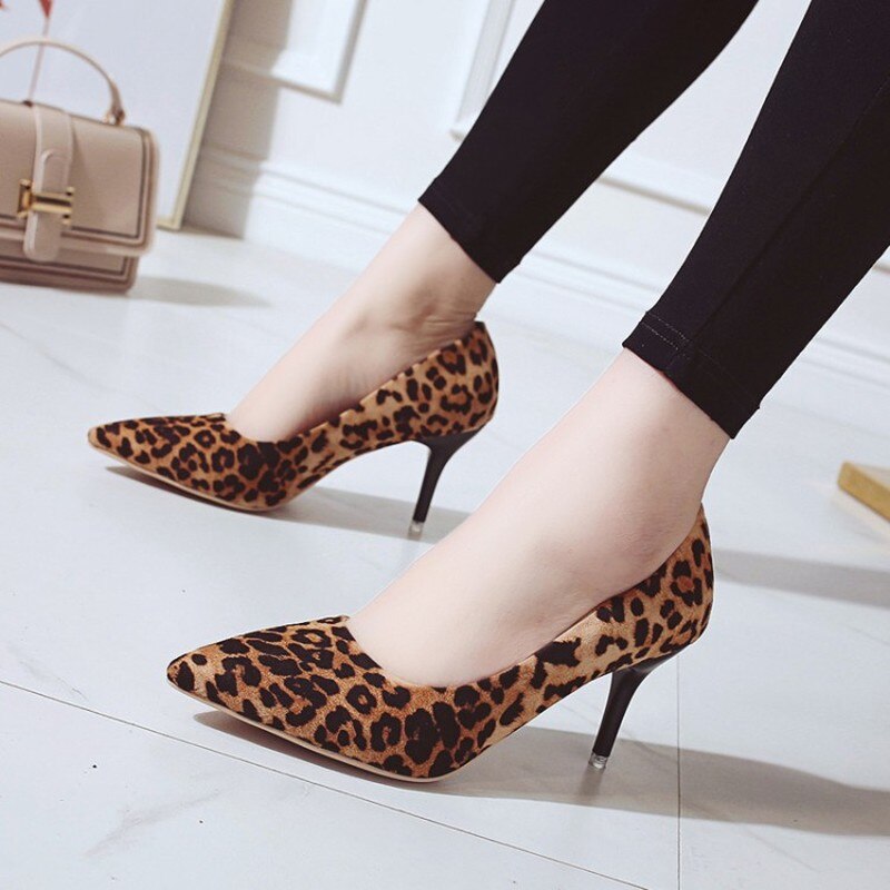 Plus Größe 44 Frauen Schuhe 2021 Neue Mode High Heels Sexy Frauen Pumps Elegante Rote Büro Schuhe Formale – Bild 5
