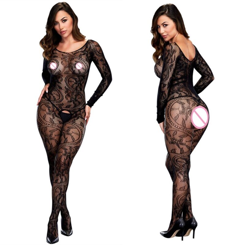 Plus Größe Körper Anzug Robe Femme Sexy Erotische Dessous Frauen Öffnen Gabelung Babydoll Unterwäsche Porno Body Lenceria Sinnliche Mujer 1 – Bild 6