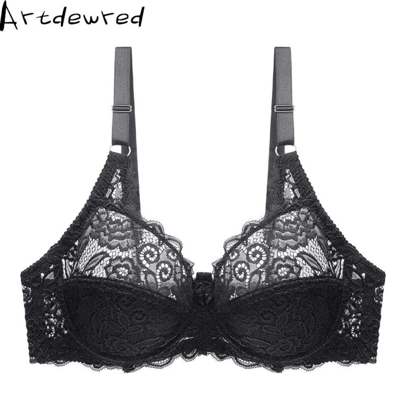 Plus Große Große Größe Bralette Spitze Bhs für frauen Bh bh Unterwäsche Sexy Dessous Super Push up Büstenhalter Mädchen minimizer Mädchen – Bild 2