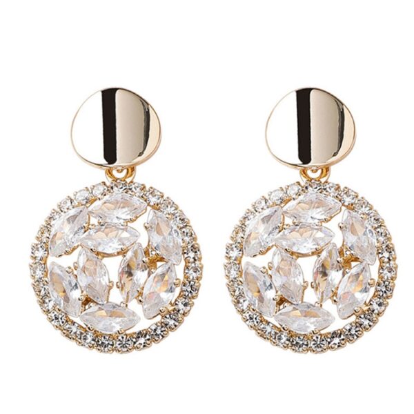 Runde Ohrringe 2020 Neue Welle Ohrringe Koreanische Temperament Mode Ohrringe Hohe Qualität Elegante Stud Ohrringe Blingbling Schmuck