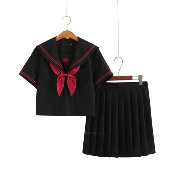 Sailor Kleid Anzug Mädchen Japanischen Korea Stil Jk Schuluniform Kurze & Lange Hülse Hölle Plissee Rock Akademie Anime Kawaii cosplay