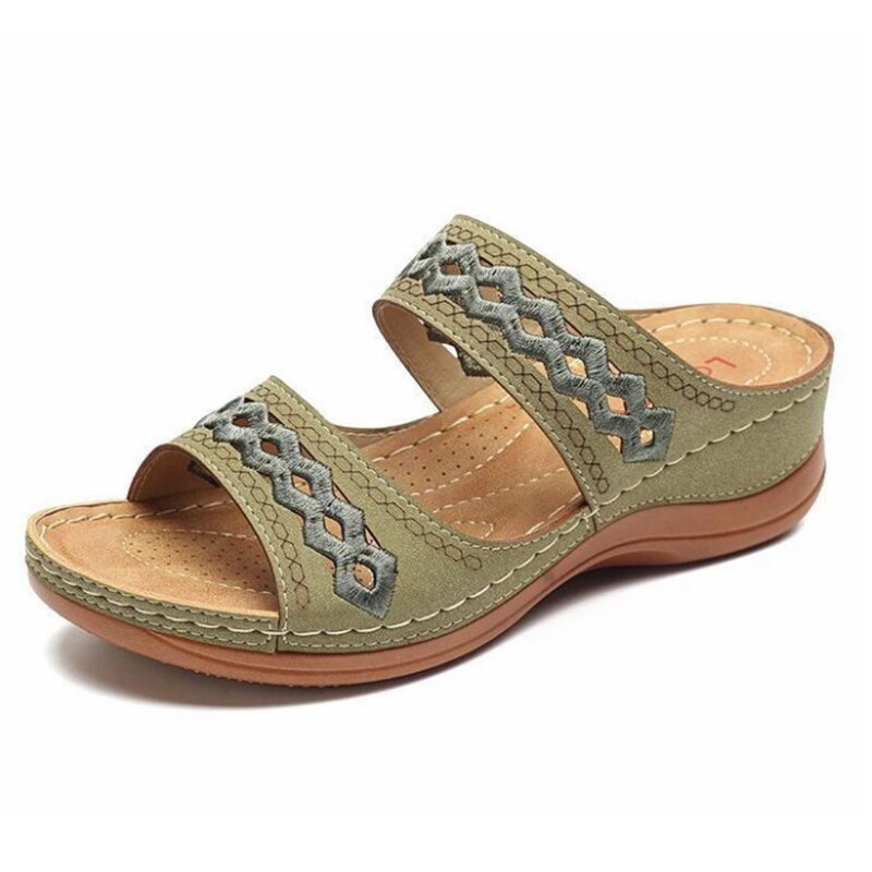 Sandalen frauen 2021 Sommer Frauen Schuhe Keile Sandalen Plattform Casual Römischen frauen Sandalen Strand Schuhe Weichen Weiblichen Schuhe Frau – Bild 5