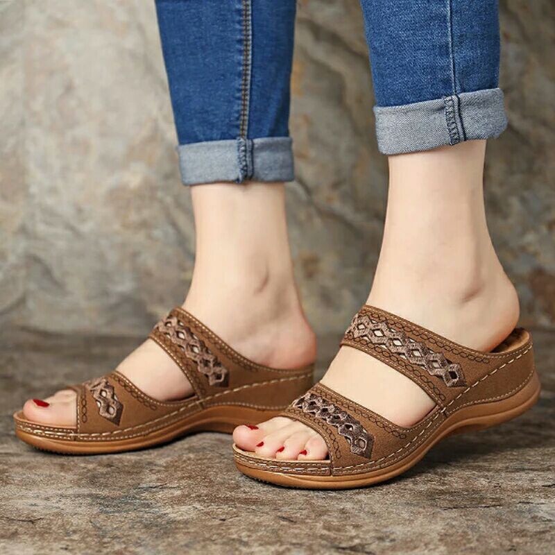 Sandalen frauen 2021 Sommer Frauen Schuhe Keile Sandalen Plattform Casual Römischen frauen Sandalen Strand Schuhe Weichen Weiblichen Schuhe Frau