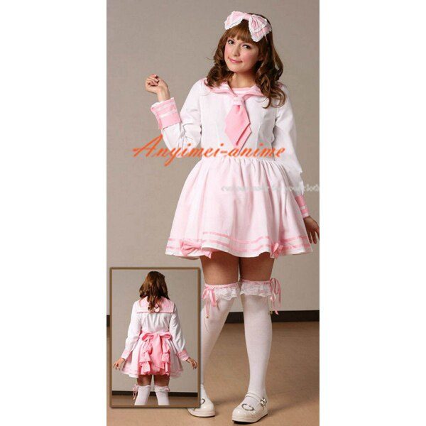 Schule Uniform Kleid Lolita Mädchen Kleidung Cosplay Kostüm nach maß [CK826]