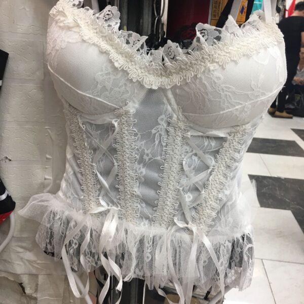 Sexy Bh Top Frauen 2021 Sommer Äußere Tragen Leibchen Top Weibliche Spitze Sammeln Brust Schlank Sexy Korsett Damen Tank Top ropa Mujer