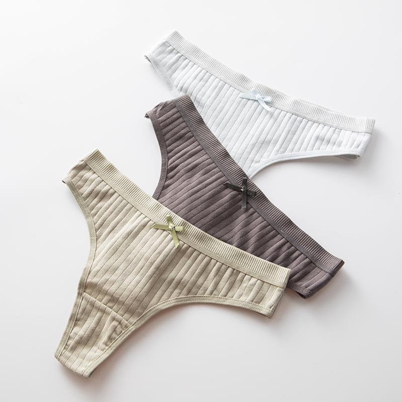 Sexy Frauen Höschen G-String Unterwäsche Mode Baumwolle Tanga Atmungsaktiv Briefs Damen Weiche Dessous Low Rise Pantys Intime