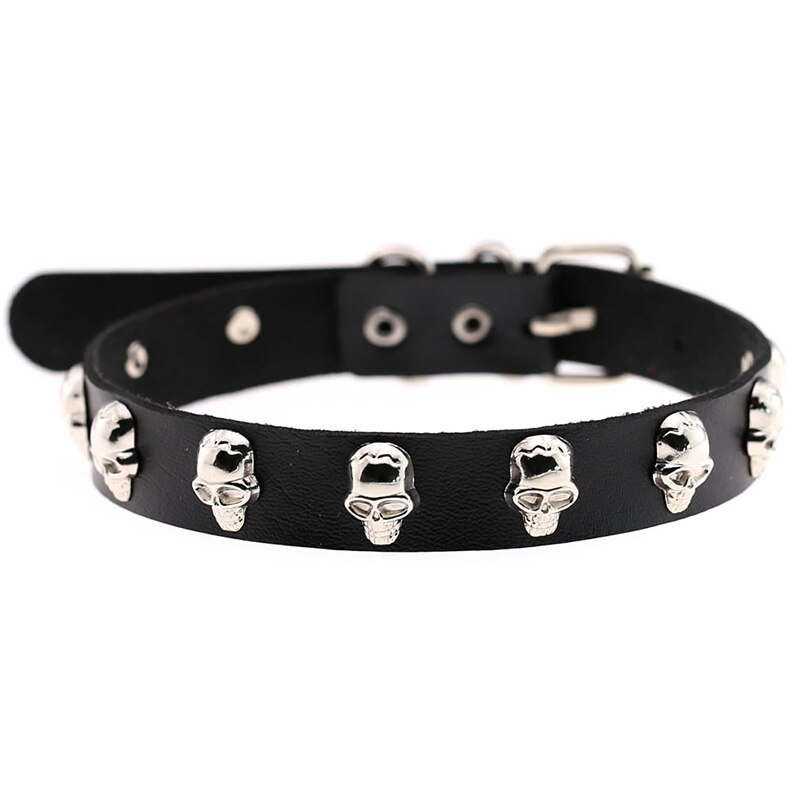 Sexy Halskette PU Leder Halsband Punk Goth 100% Handgemachte Shantou Neck kurze Kette Schmuck gothic frauen Halloween cosplay Kragen – Bild 6
