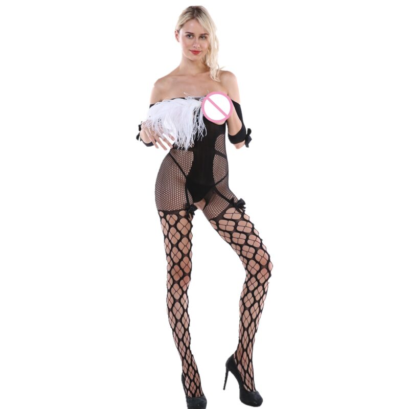 Sexy Kostüme Dessous Body Porno Ouvert Babydoll Offenen Bh Ouvert Bodystocking Frauen Porno Erotische Sex Unterwäsche – Bild 3
