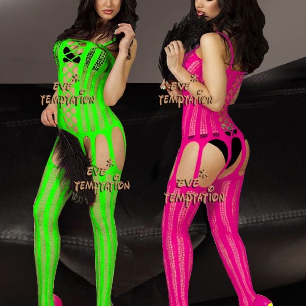 Sexy Nachtwäsche Babydoll BODY Mesh Intime Catsuit Strumpfband liebsten dessous sexy hot erotic öffnen socke für frauen Strumpfhosen W050