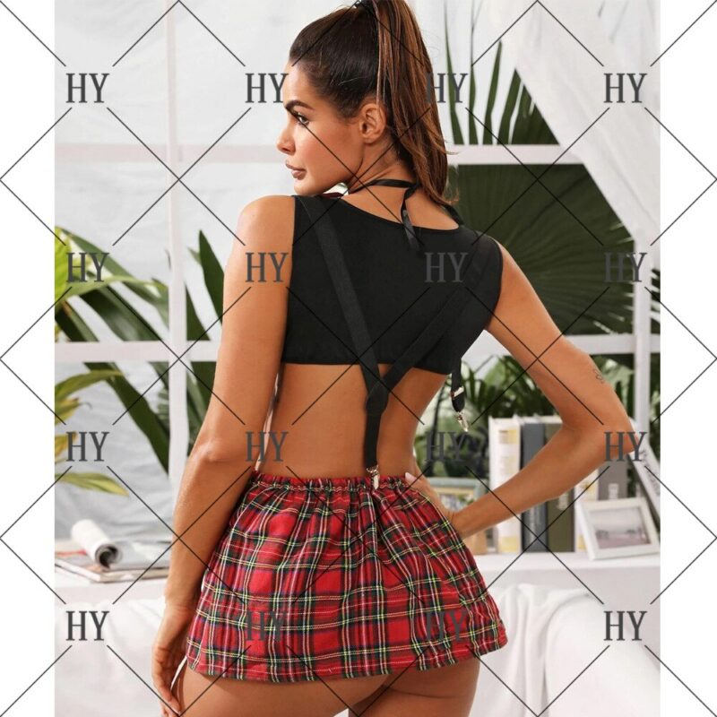 Sexy Schule Cosplay Student Uniform Frauen Dessous Unterwäsche Erotische Babydoll Kostüm Lenceria Mädchen Halloween Heraus Nachtwäsche – Bild 5