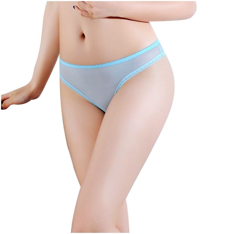 Sexy frauen Thongs Nahtlose Spitze Höschen Transparent Sexy Unterwäsche Damen Mädchen Niedrigen Taille Breifs Atmungs Weibliche Dessous Heißer – Bild 5