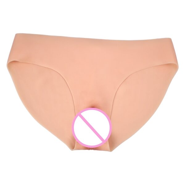 Silikon Gefälschte Vagina Unterwäsche Höschen Männer Penetratable Vagina Boxer Briefs für Crossdresser Transgender Transen Gaff Weichen Titten