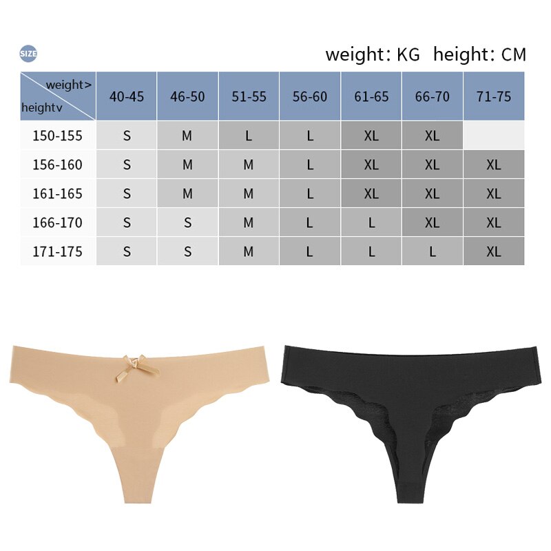 Slip Für Damen Mode Höschen frauen Sexy Thongs Rüsche Weibliche Einfarbig T-zurück Unterhose G-string Unterwäsche – Bild 5