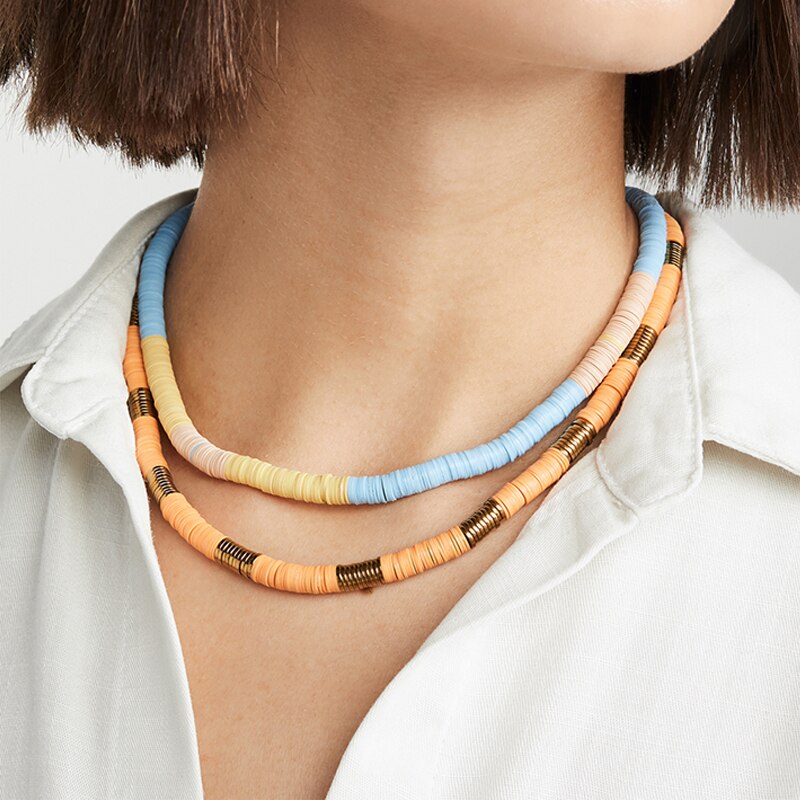 Sommer Mode Wilden Silikon Halskette Einfache Art Design Frauen Ethnischen Stil Strand Schmuck Handgemachte Einstellbare Männer Halsband 2020 – Bild 6