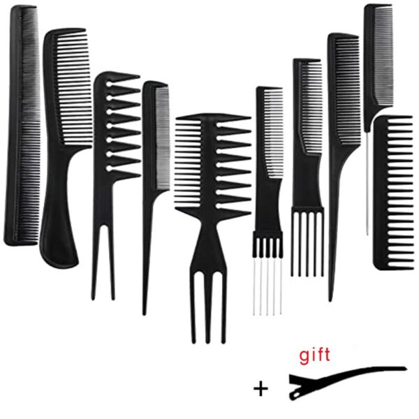 Stylist Anti-statische Friseur Kämme, Multifunktionale Haar Design Haar Detangler Kamm Make-Up Friseur Haarpflege Styling Werkzeug Set