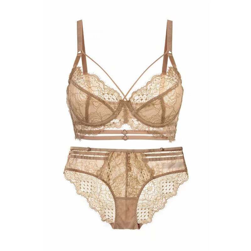 TERMEZY Klassische Bandage Grün Bh Set Dessous Push-Up Bh Spitze Unterwäsche Set Sexy Bandage Höschen Für Frauen unterwäsche – Bild 5