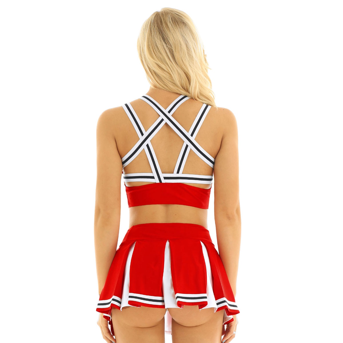 UNS/UK LAGER Frauen Japanischen Schülerin Cosplay Uniform Mädchen Sexy Dessous Gleeing Cheerleader Kostüm Set Halloween Kostüm Femme – Bild 3