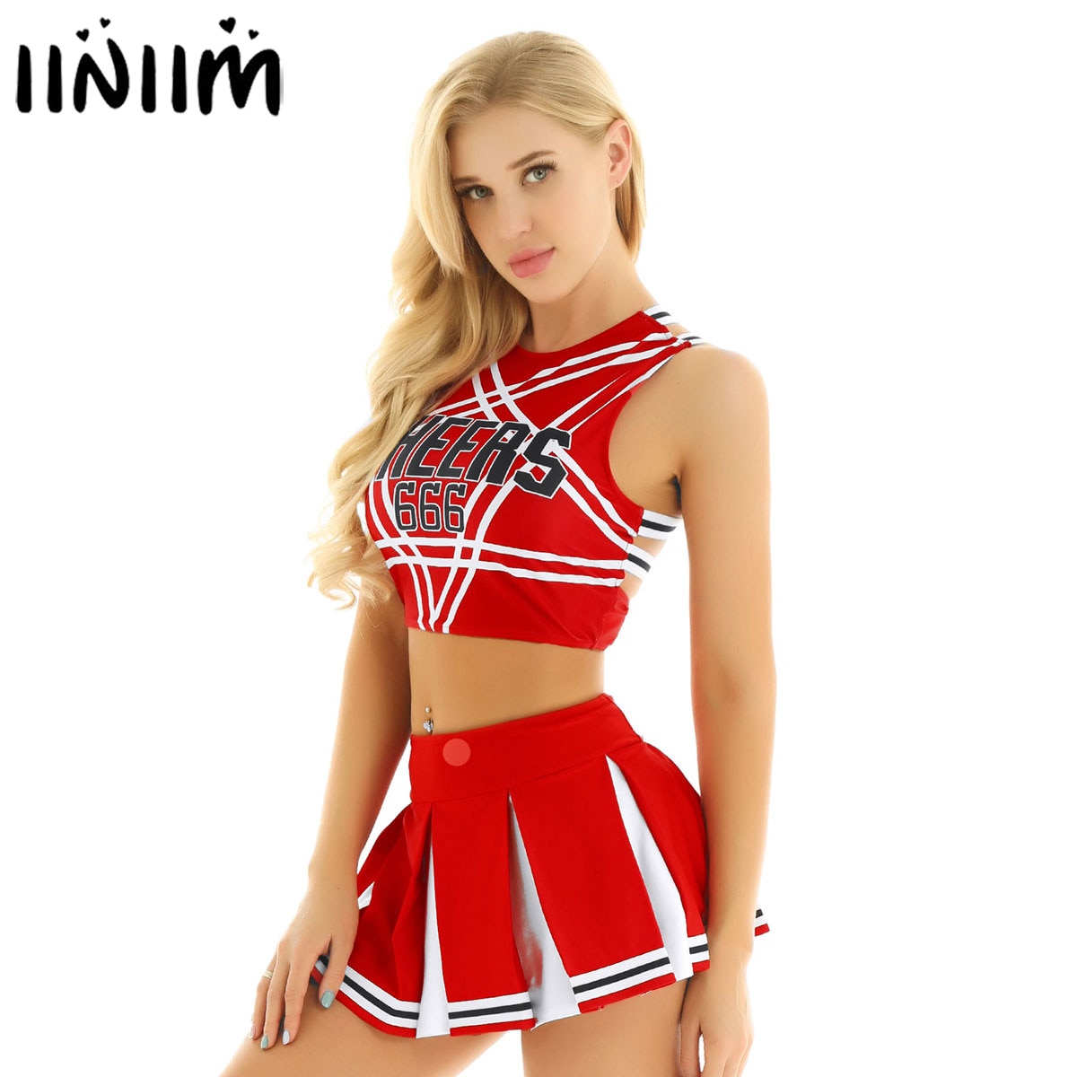 UNS/UK LAGER Frauen Japanischen Schülerin Cosplay Uniform Mädchen Sexy Dessous Gleeing Cheerleader Kostüm Set Halloween Kostüm Femme