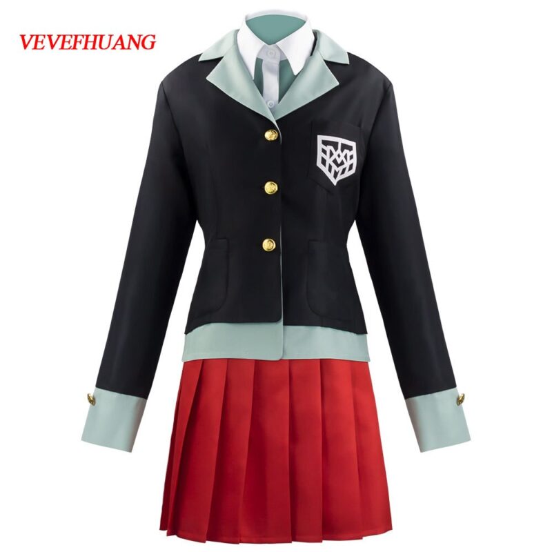 VEVEFHUANG Kосплей данганронпа Danganronpa 3 Himiko Yumeno Cosplay Kostüm Schule Mädchen Uniform Outfit Halloween Karneval Party