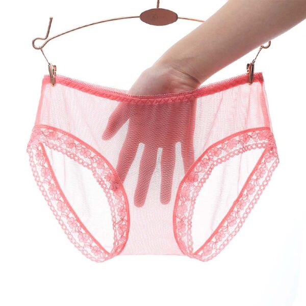 Voll Transparent Frauen Höschen Sexy Nahtlose Briefs Damen Feste Ultra-dünnen Transparenten Versuchung Höschen Frauen Unterwäsche
