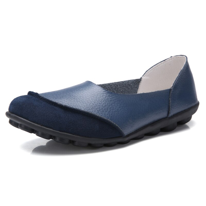 WDHKUN Marke Sommer Frau Weiche Freizeit Wohnungen Leder Schuhe Frau Mokassins Faulenzer Weibliche Casual Driving Schuhe Große Größe 35 ~ 44 – Bild 5
