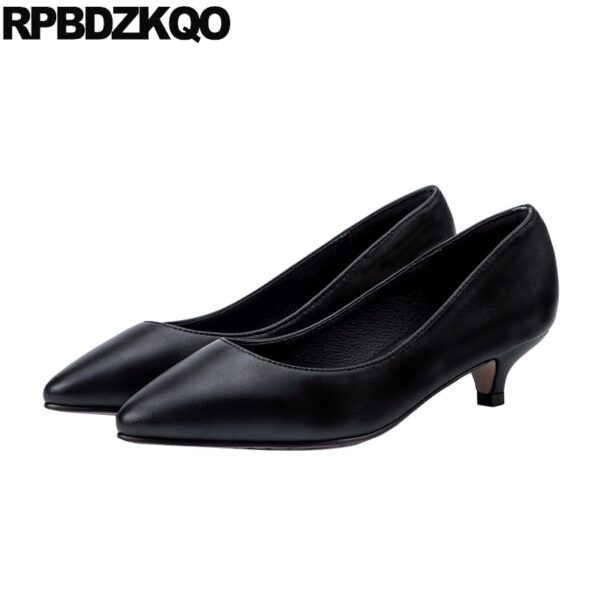 Weibliche 2019 frauen handgemachte größe 33 high heels damen niedrigen schuhe pumpen wein rot große mittel schwarz 10 42 12 44 kätzchen spitz