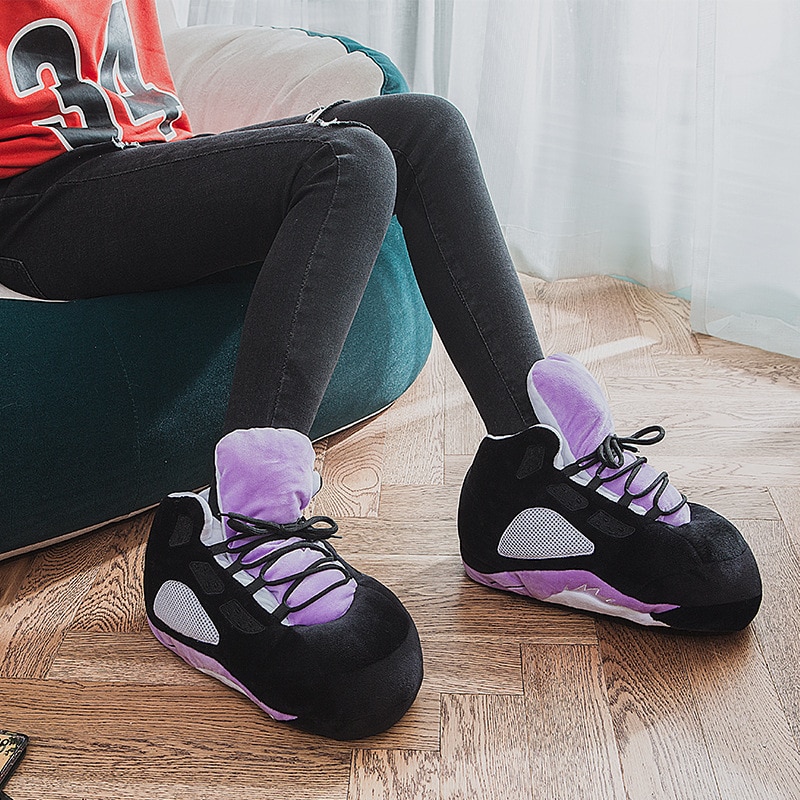 Winter Warme Hausschuhe Frauen Nette Hause Hausschuhe Unisex Eine Größe Turnschuhe Männer Haus Boden Baumwolle Schuhe Frau EU 35-44 plüsch Sliders