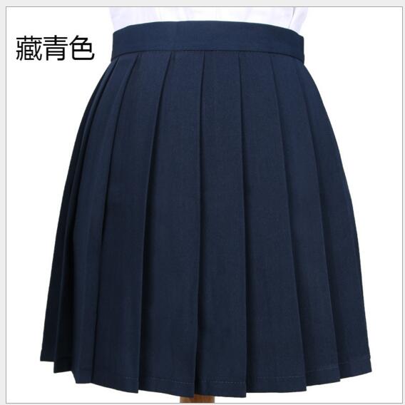 XS-3XL 2021 Hohe Taille Gefaltete Rock Anime Cosplay Schuluniform Student Mädchen Gefaltete Rock für Mädchen – Bild 5