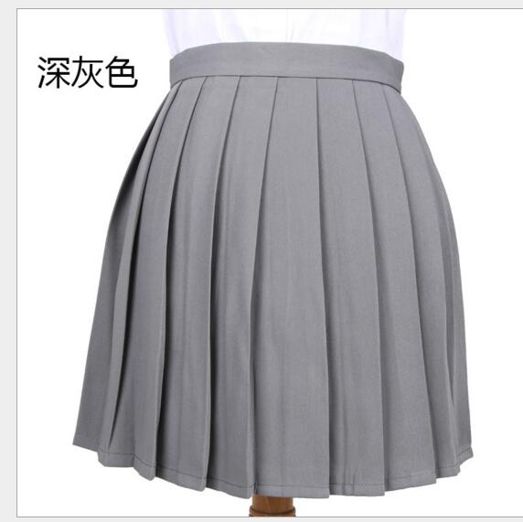 XS-3XL 2021 Hohe Taille Gefaltete Rock Anime Cosplay Schuluniform Student Mädchen Gefaltete Rock für Mädchen – Bild 6