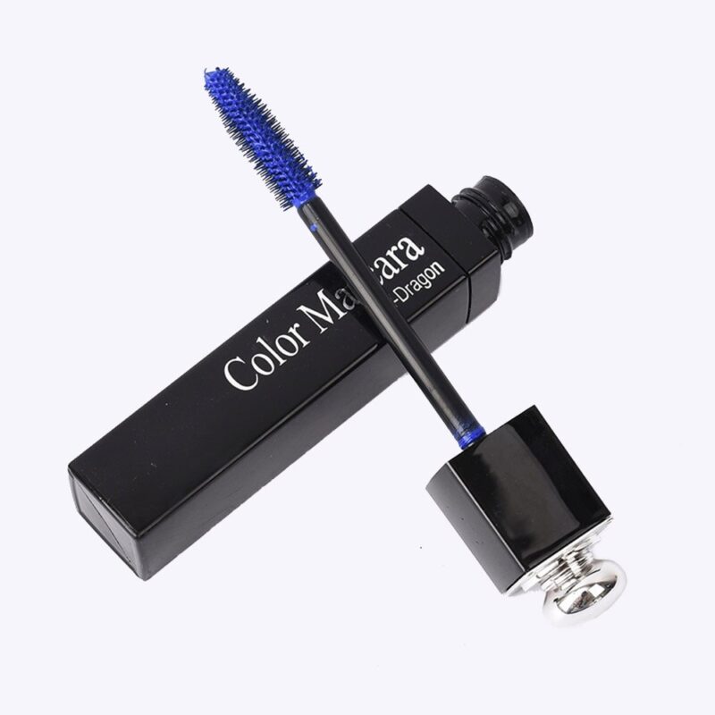 Drachen Professionelle Augen Make-Up Wasserdicht Leicht Entfernen Punk Blau Weiß Rot Schwarz Lila Verlängern Wimpern Farbe Mascara AM002 – Bild 5