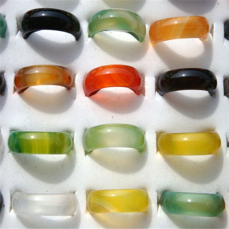 50pcs-bag-Mix-Natural-Agate-Jade-Finger-Rings-Fashion-Jewelry-Charm-Band-for-Women-Men-Wholesale (3)